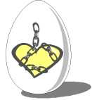 heart inside egg