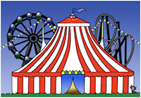 Carnival tent