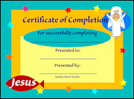 Certificate of Completion freeform